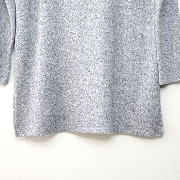 H&M Long Sleeved Oversized Turtleneck Side Slits Sweater Fall Winter Cozy - Picture 8 of 14